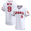 TRASK LA.Angels #9 Zach Neto Player White T-shirt Home Limited Elite Stitched Jerseys