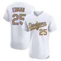 TRASK LA.Dodgers #25 Tommy Edman Player Gold Limited Elite Home Stitched Jerseys