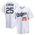 TRASK LA.Dodgers #25 Tommy Edman Player Gold White 2026 Collection Stadium Limited Stitched Jerseys