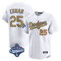 TRASK LA.Dodgers #25 Tommy Edman Player Gold World Series Meet Collection Limited Home Stitched Jerseys