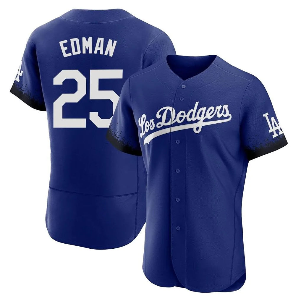 TRASK LA.Dodgers #25 Tommy Edman Player Royal City Connect Elite Home Stitched Jerseys