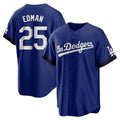 TRASK LA.Dodgers #25 Tommy Edman Player Royal City Connect Home Game Stitched Jerseys