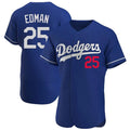 TRASK LA.Dodgers #25 Tommy Edman Player Royal Limited Elite Home Stitched Jerseys
