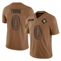TRASK LA.Rams #0 Byron Young Player Brown Salute To Service Limited Stitched Jerseys
