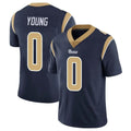 TRASK LA.Rams #0 Byron Young Player Navy Limited Vapor Untouchable Home Game Stitched Jerseys