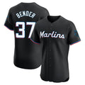 TRASK M.Marlins #37 Anthony Bender Player Black Vapor Home Limited Elite Stitched Jerseys