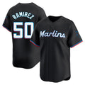 TRASK M.Marlins #50 Agustin Ramirez Player Black  Home Limited Stitched Jerseys
