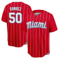 TRASK M.Marlins #50 Agustin Ramirez Player Red City Connect Home Game Stitched Jerseys