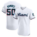 TRASK M.Marlins #50 Agustin Ramirez Player White  Home Limited Elite Stitched Jerseys