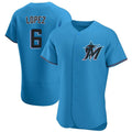 TRASK M.Marlins #6 Otto Lopez Player Blue Home Limited Elite Stitched Jerseys