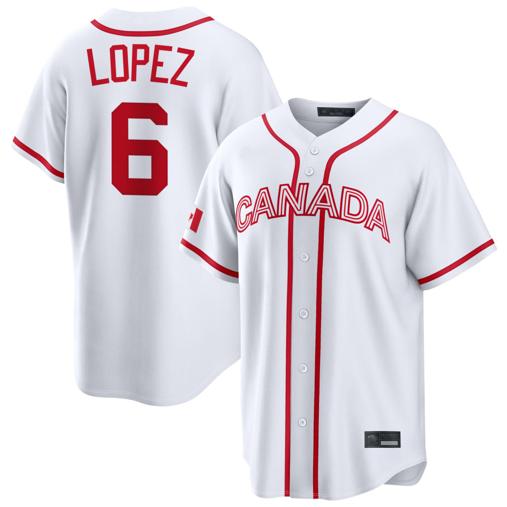 TRASK M.Marlins #6 Otto Lopez Player White 2026 World Classic Home Pick-A-Player Stitched Jerseys