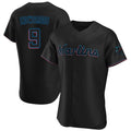 TRASK M.Marlins #9 Xavier Edwards Player Black Home Limited Elite Stitched Jerseys