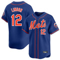 TRASK NY.Mets #12 Francisco Lindor Player Royal Home Limited Stitched Jerseys