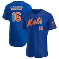 TRASK NY.Mets #16 Dwight Gooden Player Royal Limited Elite Home Stitched Jerseys