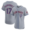 TRASK NY.Mets #17 Keith Hernandez Player Gray Road Limited Elite Home Stitched Jerseys