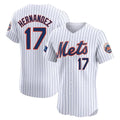 TRASK NY.Mets #17 Keith Hernandez Player White Home Limited Elite Stitched Jerseys