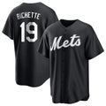 TRASK NY.Mets #19 Bo Bichette Player Black Home Game Stitched Jerseys