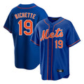 TRASK NY.Mets #19 Bo Bichette Player Royal Home Game Stitched Jerseys