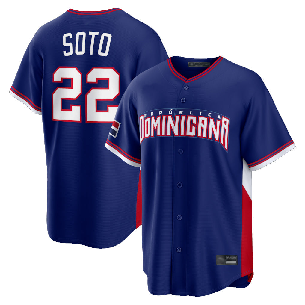 TRASK NY.Mets #22 Juan Soto Player Royal 2026 World Classic Home Limited Stitched Jerseys