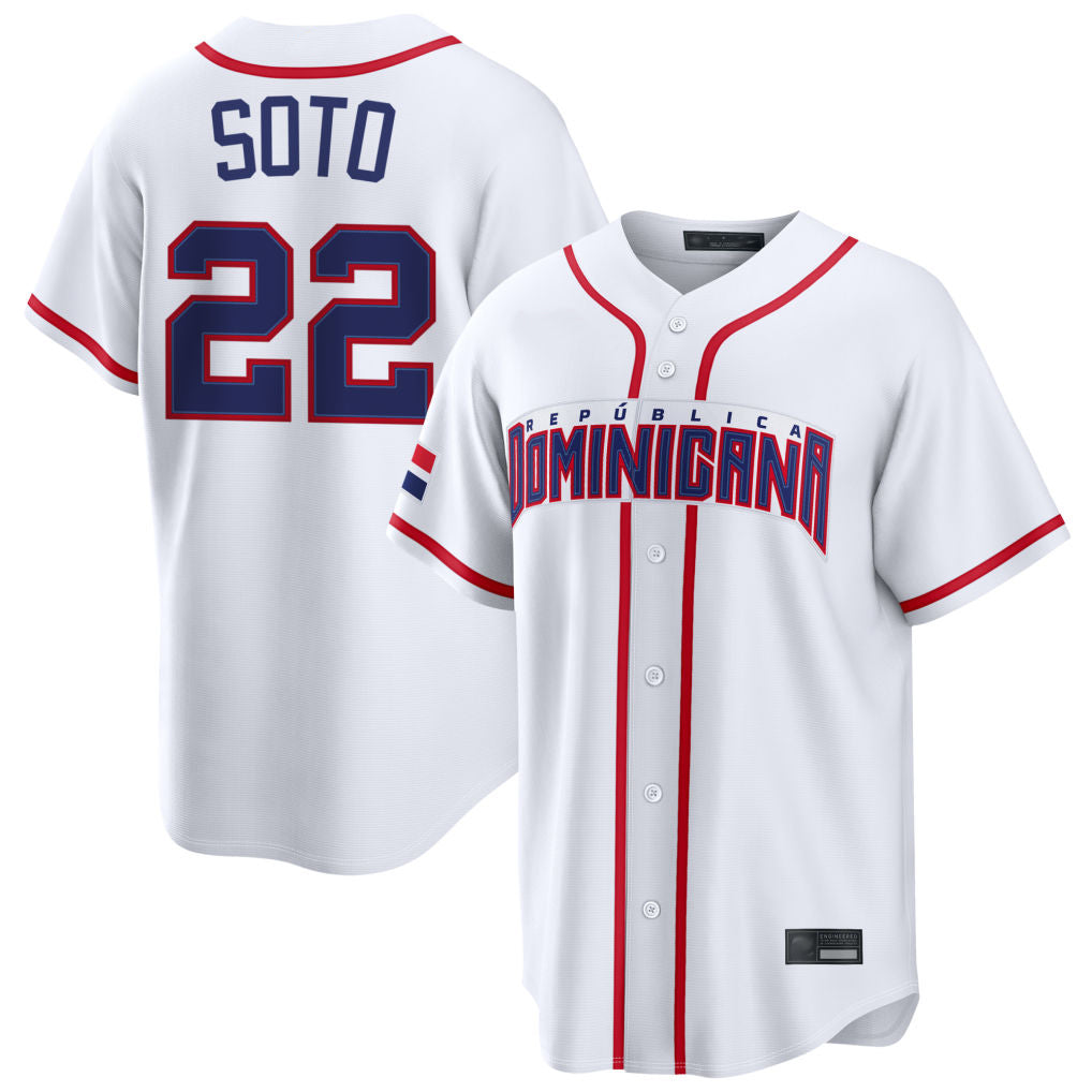 TRASK NY.Mets #22 Juan Soto Player White 2026 World Classic Home Limited Stitched Jerseys