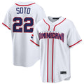 TRASK NY.Mets #22 Juan Soto Player White 2026 World Classic Home Limited Stitched Jerseys
