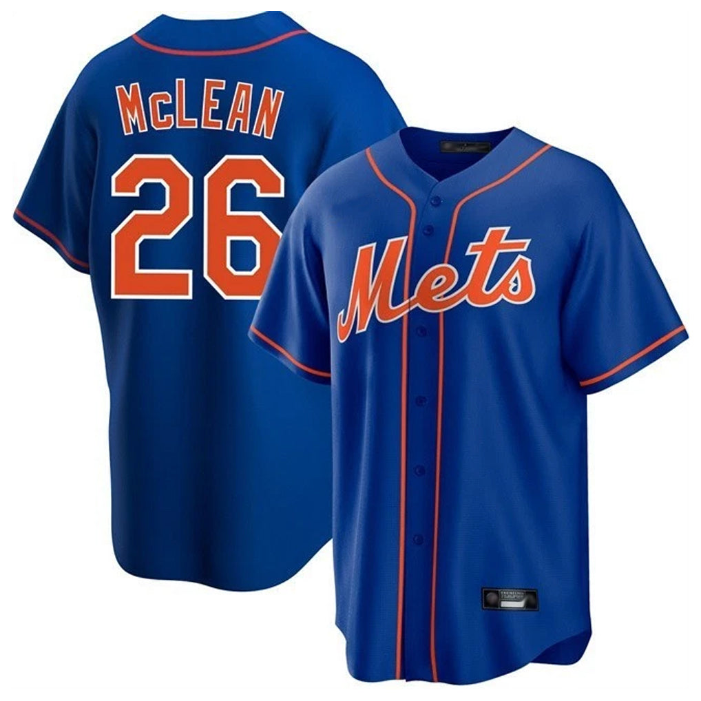 TRASK NY.Mets #26 Nolan McLean Player Royal Home Game Stitched Jerseys
