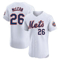 TRASK NY.Mets #26 Nolan McLean Player White Home Limited Elite Stitched Jerseys