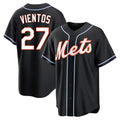 TRASK NY.Mets #27 Mark Vientos Player Black Fashion Out Game Stitched Jerseys