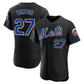 TRASK NY.Mets #27 Mark Vientos Player Black Replica Home Limited Elite Stitched Jerseys