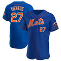 TRASK NY.Mets #27 Mark Vientos Player Royal Limited Elite Home Stitched Jerseys