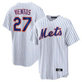 TRASK NY.Mets #27 Mark Vientos Player White Home Game Stitched Jerseys
