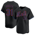 TRASK NY.Mets #31 Mike Piazza Player Black Alternate Home Limited Stitched Jerseys