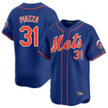 TRASK NY.Mets #31 Mike Piazza Player Royal Home Limited Stitched Jerseys