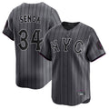 TRASK NY.Mets #34 Kodai Senga Player Gray City Connect Limited Stitched Jerseys