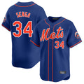 TRASK NY.Mets #34 Kodai Senga Player Royal Home Limited Stitched Jerseys
