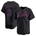 TRASK NY.Mets #3 Carson Benge Player Black Alternate Home Limited Stitched Jerseys
