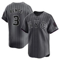 TRASK NY.Mets #3 Carson Benge Player Gray City Connect Limited Stitched Jerseys