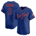 TRASK NY.Mets #3 Carson Benge Player Royal T-shirt Home Limited Elite Stitched Jerseys