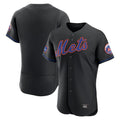 TRASK NY.Mets Blank Player Black Alternate Elite Home Limited Stitched Jerseys
