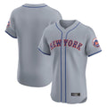 TRASK NY.Mets Blank Player Gray Road Limited Elite Home Stitched Jerseys