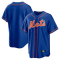 TRASK NY.Mets Blank Player Royal Home Game Stitched Jerseys