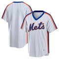 TRASK NY.Mets Blank Player White Cooperstown Collection T-shirt Home Stitched Jerseys