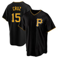 TRASK P.Pirates #15 Oneil Cruz Player Black Alternate 2025 Home Game Stitched Jerseys