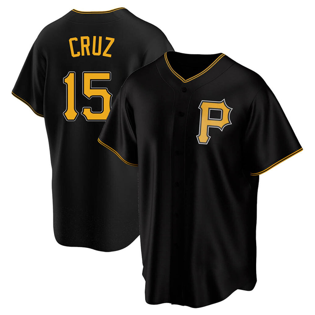 TRASK P.Pirates #15 Oneil Cruz Player Black Alternate 2025 Home Game Stitched Jerseys
