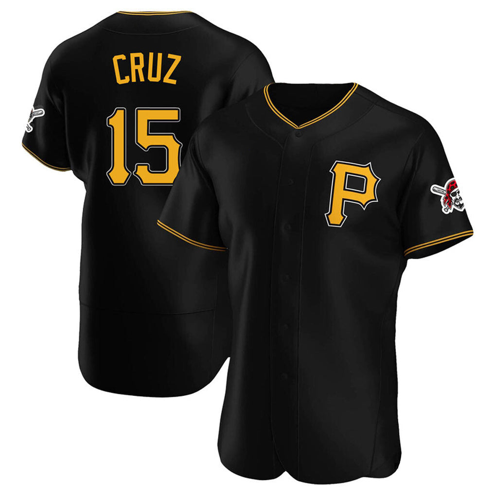 TRASK P.Pirates #15 Oneil Cruz Player Black Alternate 2025 Home Limited Elite Stitched Jerseys