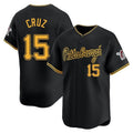 TRASK P.Pirates #15 Oneil Cruz Player Black Home Limited Stitched Jerseys