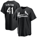 TRASK St. Louis Cardinals #41 Alec Burlesona Player Black City Connect Home Limited Stitched Jerseys