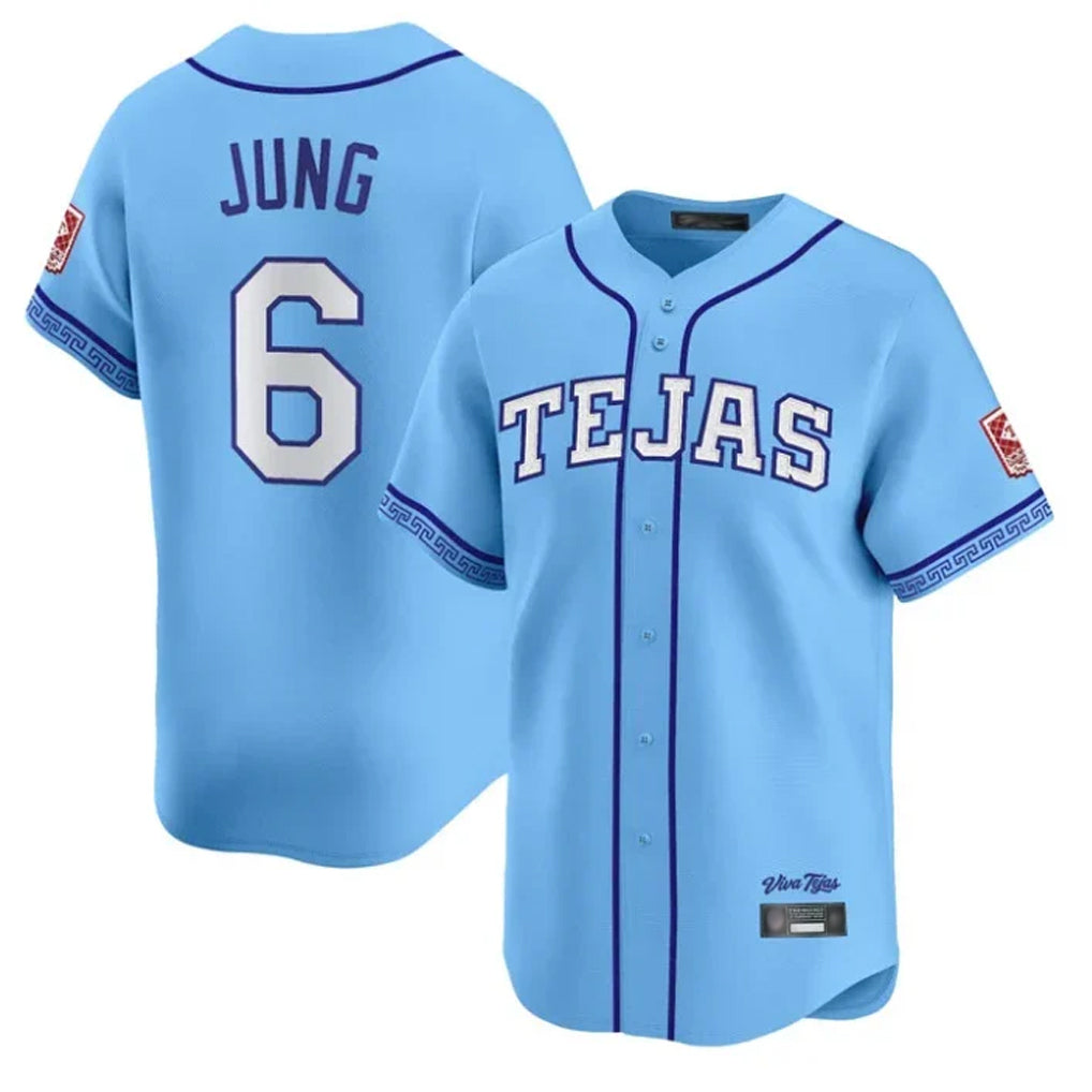 TRASK T.Rangers #6 Josh Jung Player Light Blue 2026 City Connect Limited Stitched Jerseys