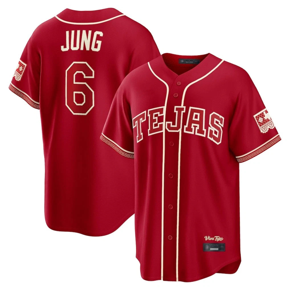 TRASK T.Rangers #6 Josh Jung Player Red 2026 City Connect Limited Stitched Jerseys