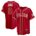 TRASK T.Rangers #6 Josh Jung Player Red 2026 City Connect Limited Stitched Jerseys